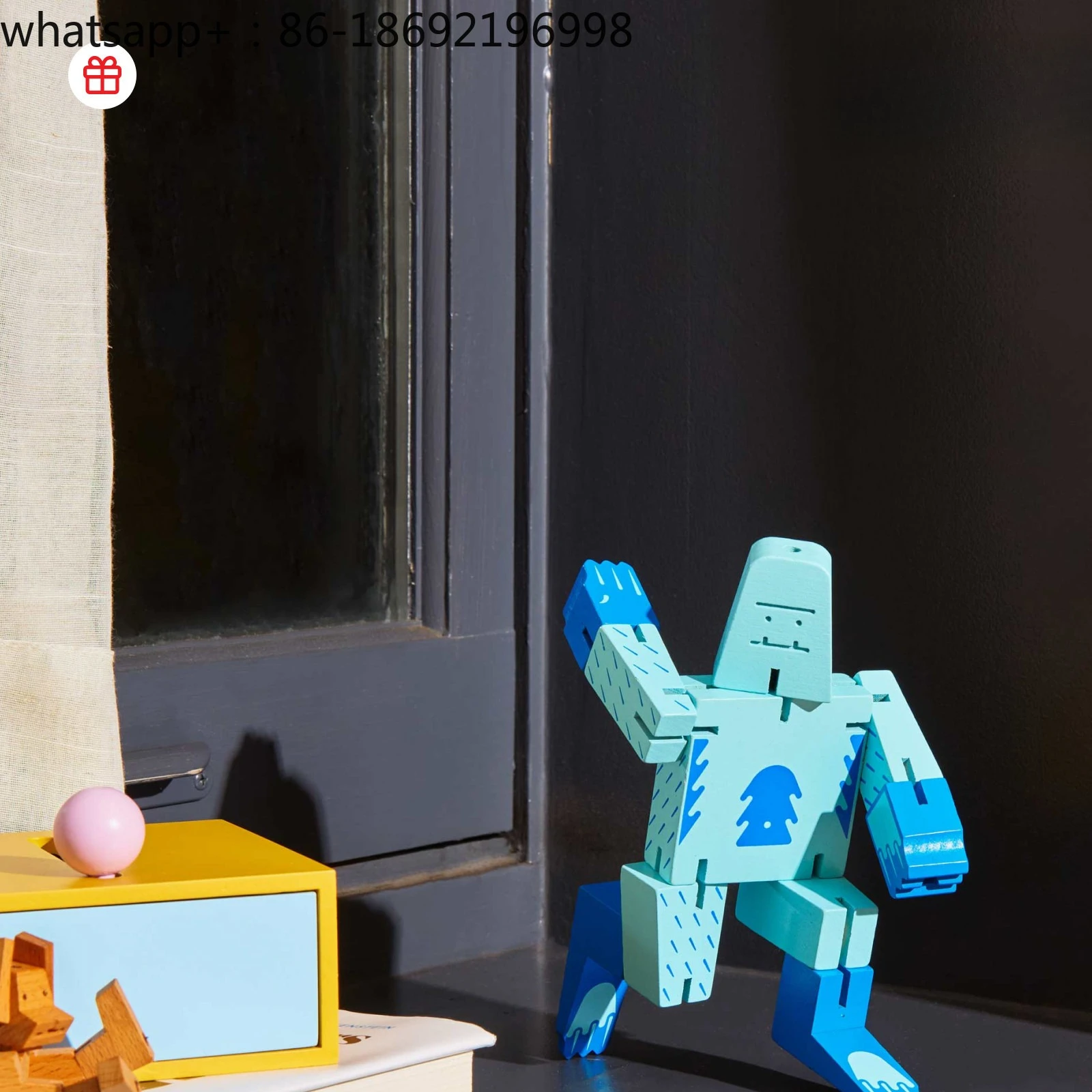 Building Block Ornament Small Monster Wooden Fun Desktop Decoration
Building Block Ornament Small Monster Wooden Fun Desktop Decoration