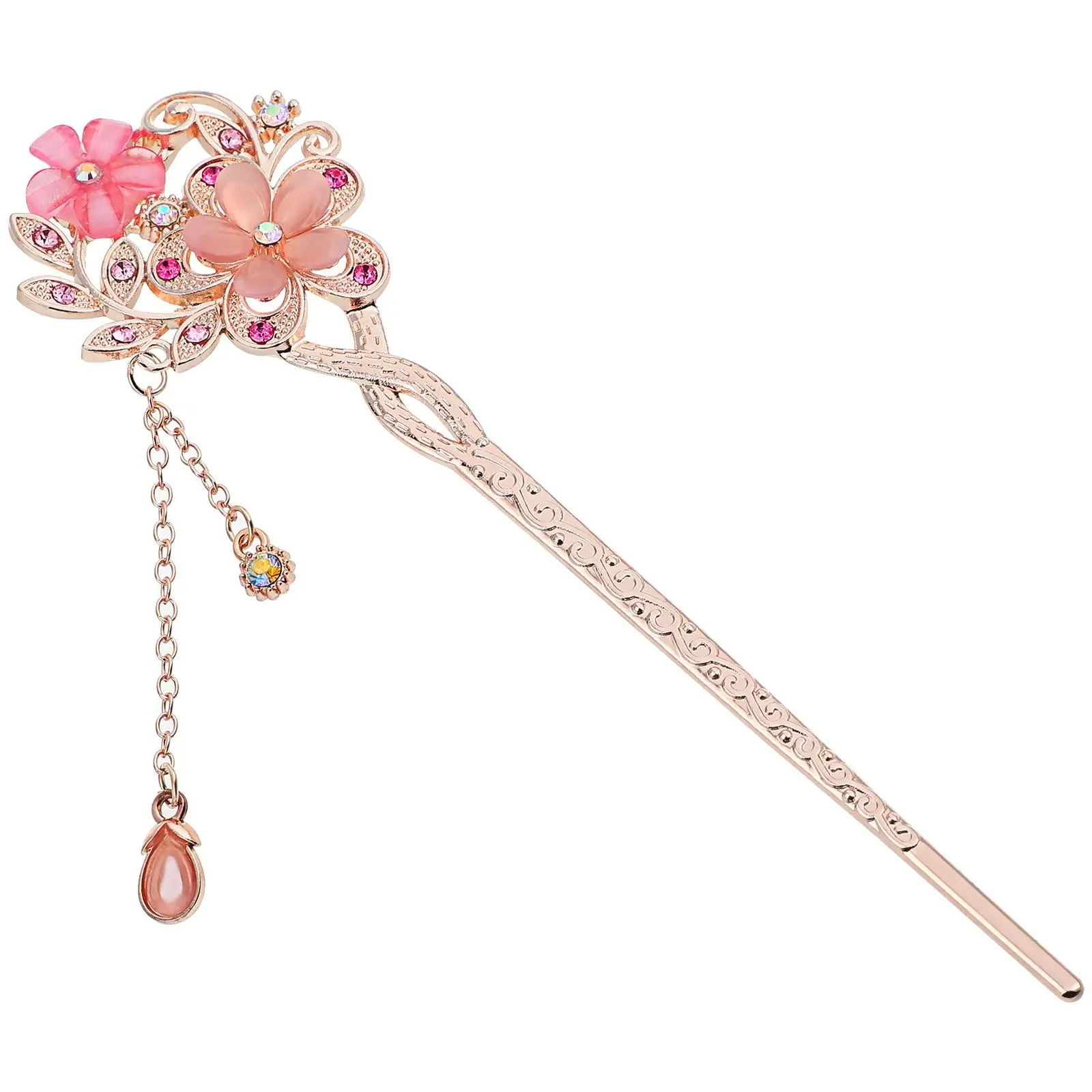 Vintage Hairpin Twin Flower Decorative Accessories Women Chignon Stick Durable Material Unique Gift Chinese Styling Tool
Vintage Hairpin Twin Flower Decorative Accessories Women Chignon Stick Durable Material Unique Gift Chinese Styling Tool
