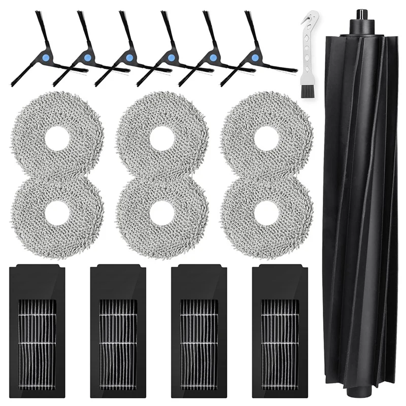 Replacement Accessories Kit Compatible For ECOVACS DEEBOT X2 Omni Vacuum Cleaner, Include Main Brush,HEPA Filter
Replacement Accessories Kit Compatible For ECOVACS DEEBOT X2 Omni Vacuum Cleaner, Include Main Brush,HEPA Filter