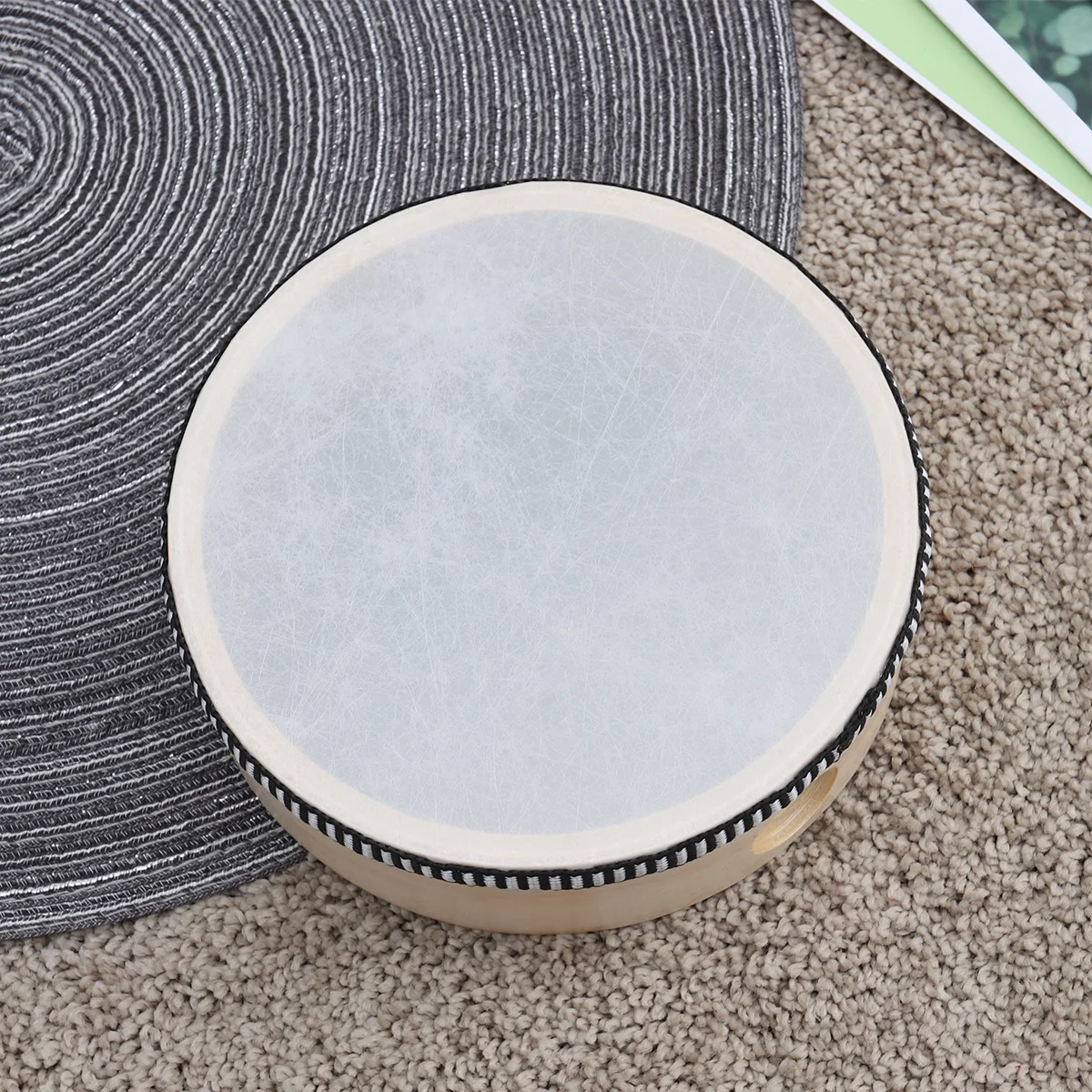 Wooden Tambourine For Kids Educational Hand Drum Orff Percussion Instruments Preschool Learning Brain Dexterity Hand Eye 
Wooden Tambourine For Kids Educational Hand Drum Orff Percussion Instruments Preschool Learning Brain Dexterity Hand Eye