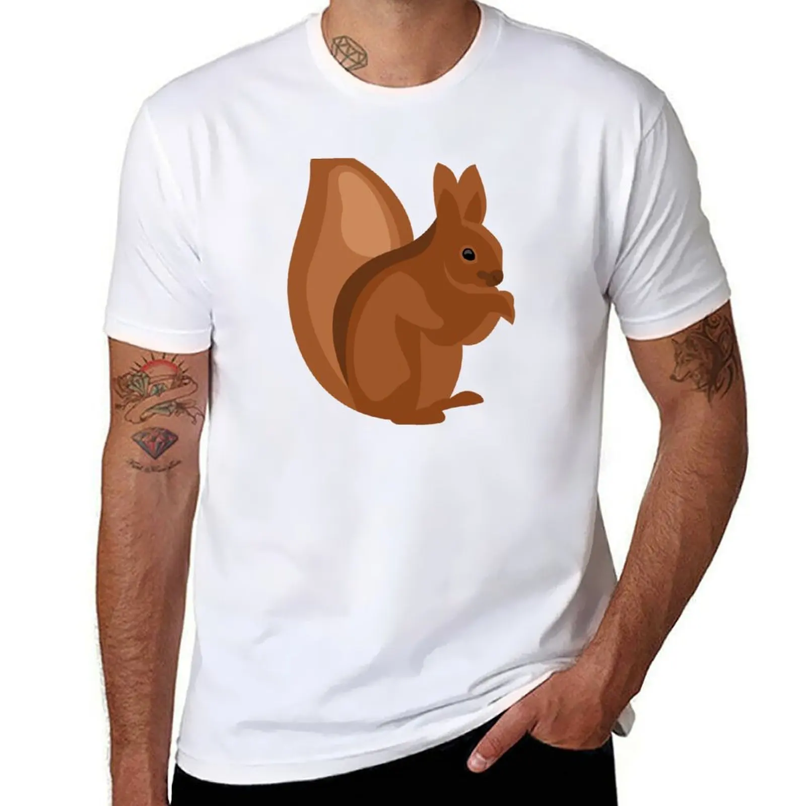 Squirrel T-Shirt cotton tshirt 100% t shirts cotton 100% T-Shirt 
Squirrel T-Shirt cotton tshirt 100% t shirts cotton 100% T-Shirt