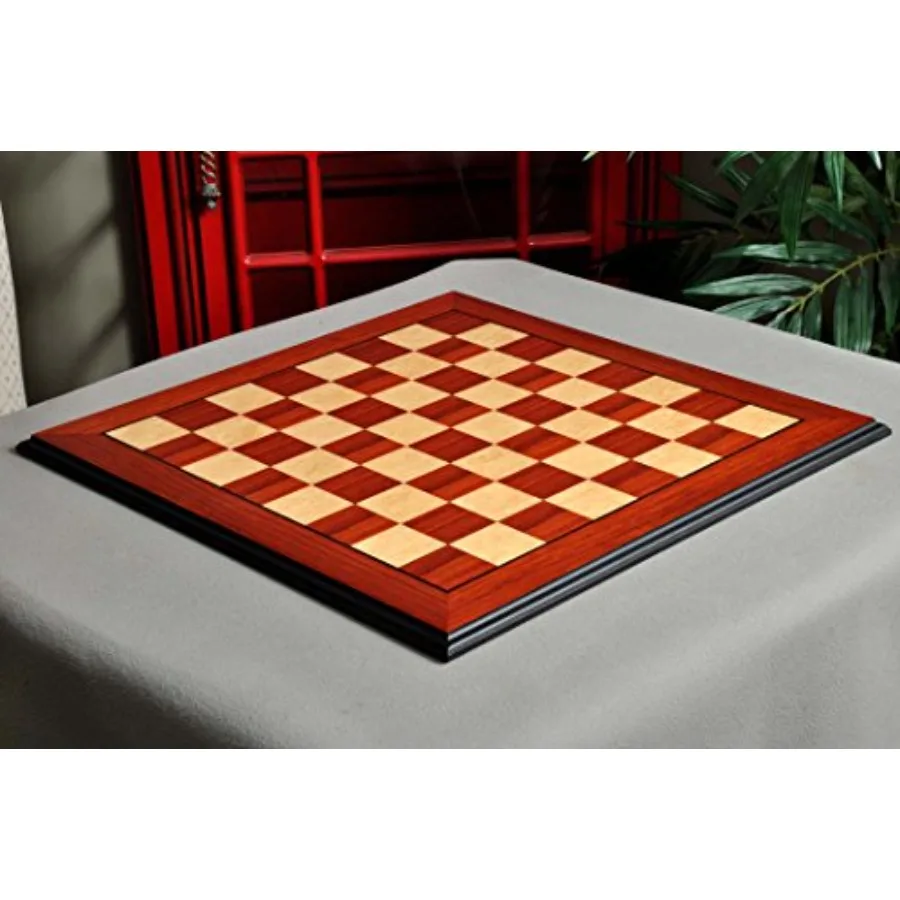 Standard Traditional Chess Board with 2.25 Pieces in Coral Ash Root and Bird's Eye Maple Wood Featuring a Smooth Satin Finish I
Standard Traditional Chess Board with 2.25 Pieces in Coral Ash Root and Bird's Eye Maple Wood Featuring a Smooth Satin Finish I