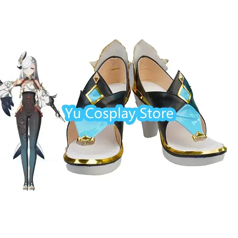 Yu-Cosplay Game Genshin Impact Shenhe Cosplay Shoes Shen He Cosplay Prop Halloween Carnival Boots Custom Made
Yu-Cosplay Game Genshin Impact Shenhe Cosplay Shoes Shen He Cosplay Prop Halloween Carnival Boots Custom Made