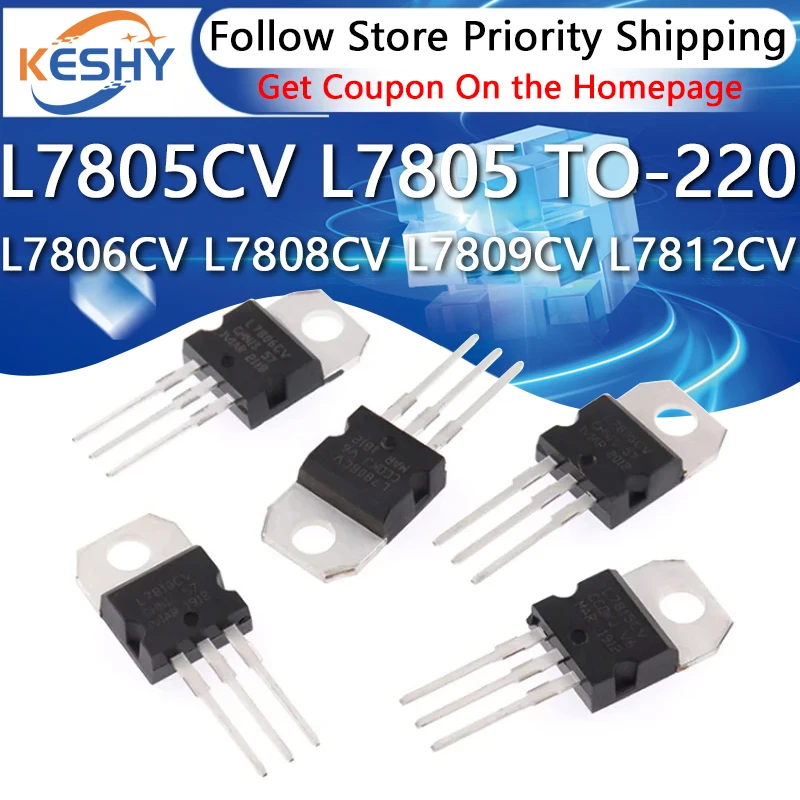 10PCS L7805CV TO220 L7805 TO-220 L7806CV L7808CV L7809CV L7812CV L7815CV L7824CV L7905CV L7908CV L7909CV L7912CV L7915CV L7924CV
10PCS L7805CV TO220 L7805 TO-220 L7806CV L7808CV L7809CV L7812CV L7815CV L7824CV L7905CV L7908CV L7909CV L7912CV L7915CV L7924CV