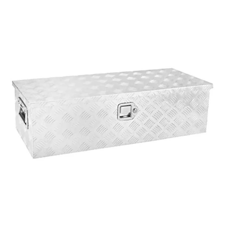 39-дюймовый алюминиевый ящик для инструментов на кузов грузовика с боковой ручкой, замком и 2 ключами, ящик для хранения инструментов для грузовиков, прицепов, пикапов
39-дюймовый алюминиевый ящик для инструментов на кузов грузовика с боковой ручкой, замком и 2 ключами, ящик для хранения инструментов для грузовиков, прицепов, пикапов