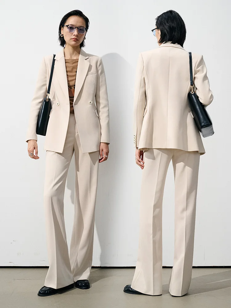 Женский деловой костюм Busin Commute, цвет хаки, приталенный, на двух пуговицах, с длинным рукавом, незаменимая вещь для офиса, формальная одежда
Женский деловой костюм Busin Commute, цвет хаки, приталенный, на двух пуговицах, с длинным рукавом, незаменимая вещь для офиса, формальная одежда