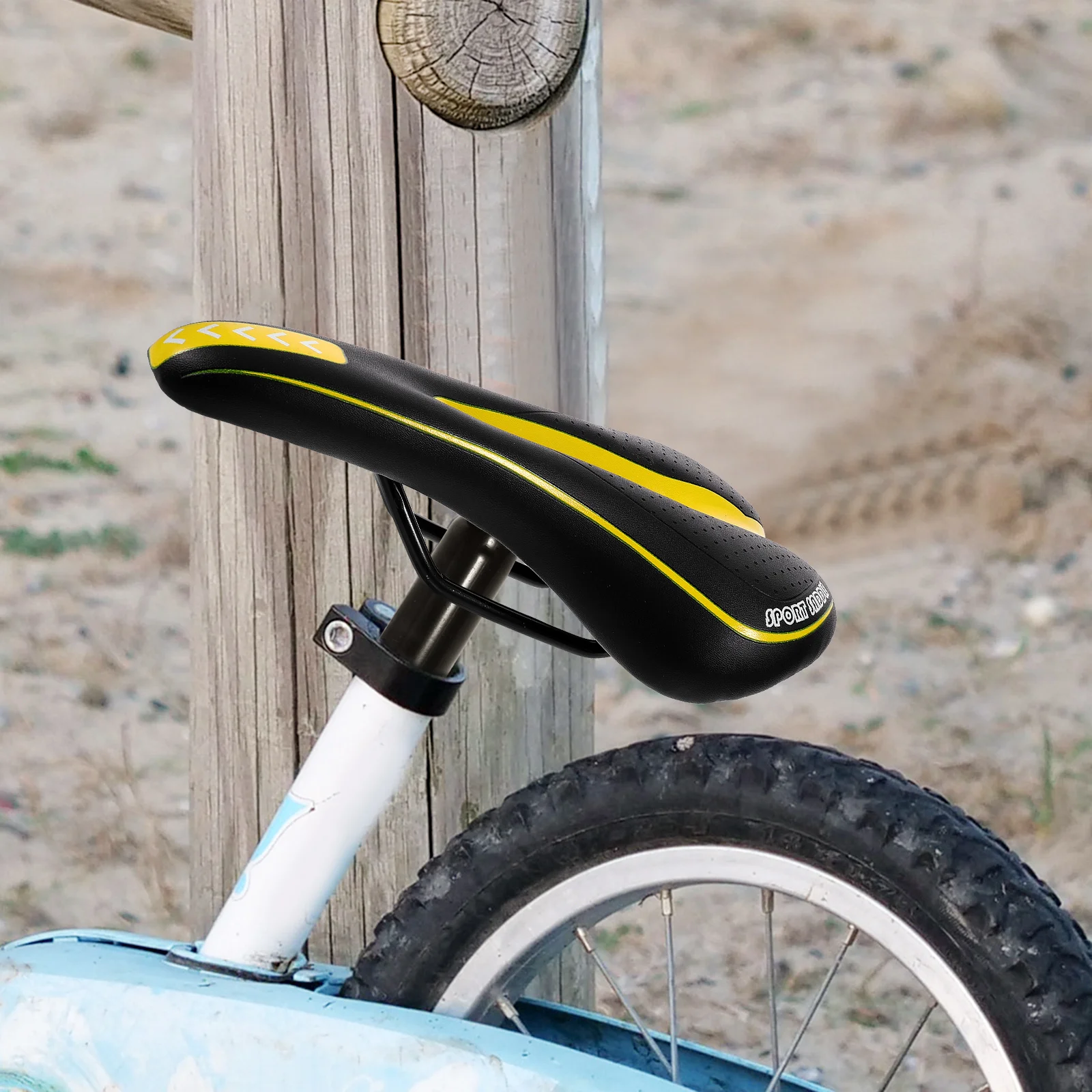 Bike Saddle Road Seat Comfort Cushion Pad Black Yellow Lightweight Shockproof Maximum Firmness Long Time Riding
Bike Saddle Road Seat Comfort Cushion Pad Black Yellow Lightweight Shockproof Maximum Firmness Long Time Riding