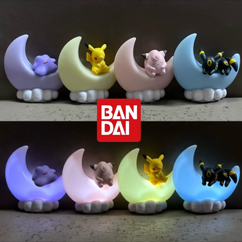 Bandai Original Gashapon Pokémon Moon Shape Night Light Figure Cute Mini LED Sleep Lamp Bedroom Decor Anime Collectible
Bandai Original Gashapon Pokémon Moon Shape Night Light Figure Cute Mini LED Sleep Lamp Bedroom Decor Anime Collectible