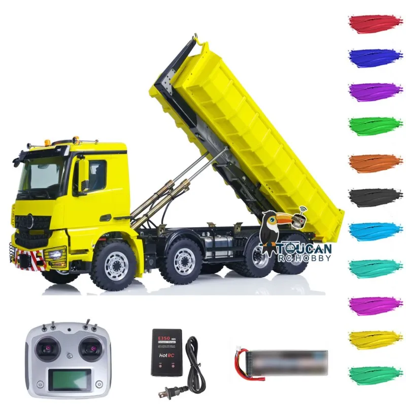 8x8 LESU 1/14 Upgraded Hydraulic RC Dumper RTR Truck TOUCAN Remote Control Full Dump Painted Car Light Sound Vehicle THZH1854
8x8 LESU 1/14 Upgraded Hydraulic RC Dumper RTR Truck TOUCAN Remote Control Full Dump Painted Car Light Sound Vehicle THZH1854