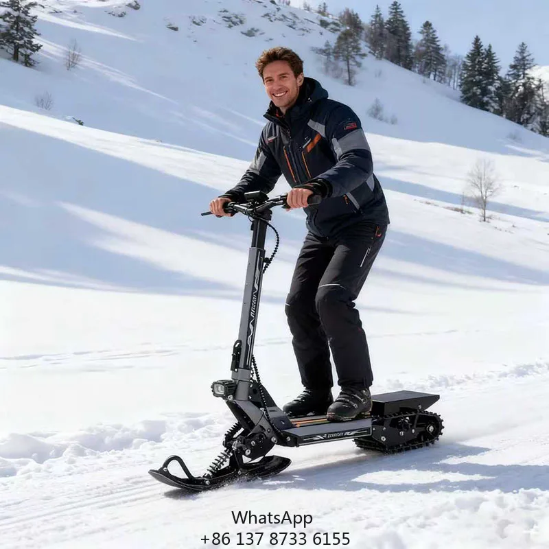 Fast Off-Road Ecoskat Electric Snowmobile For Adults Scooter Trail Touring Cycling Jacket Black TN51 SNOW Model 100
Fast Off-Road Ecoskat Electric Snowmobile For Adults Scooter Trail Touring Cycling Jacket Black TN51 SNOW Model 100