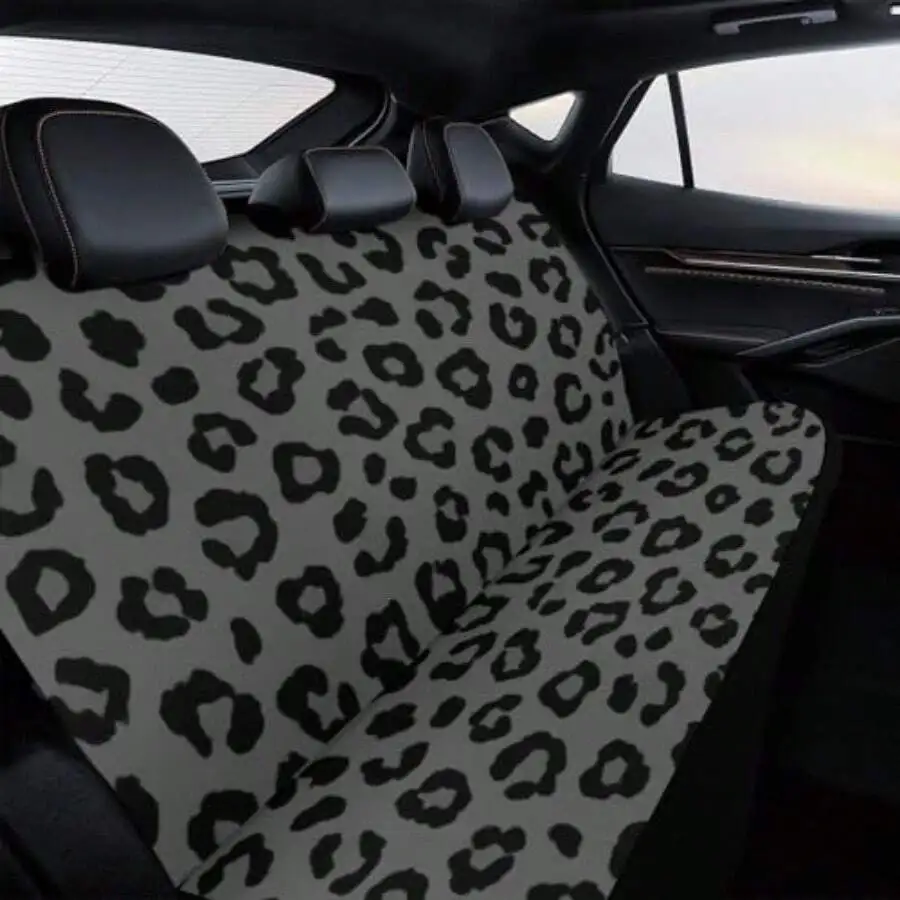 Universal Bench Seat Cover Dark Gray Black Leopard Print Dirt Proof Car Back Seat Protector For Adults
Universal Bench Seat Cover Dark Gray Black Leopard Print Dirt Proof Car Back Seat Protector For Adults
