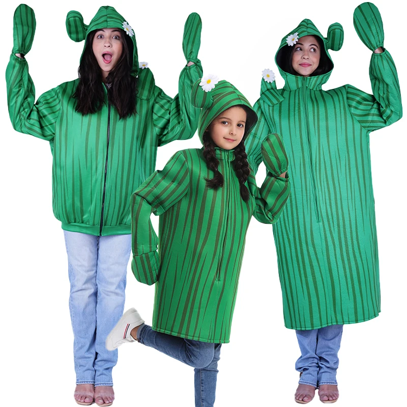 Unisex Adult Cactus Costume Halloween Purim Role Play Party Clothes Kids Cactus Green Plant Jumpsuits Outfits
Unisex Adult Cactus Costume Halloween Purim Role Play Party Clothes Kids Cactus Green Plant Jumpsuits Outfits
