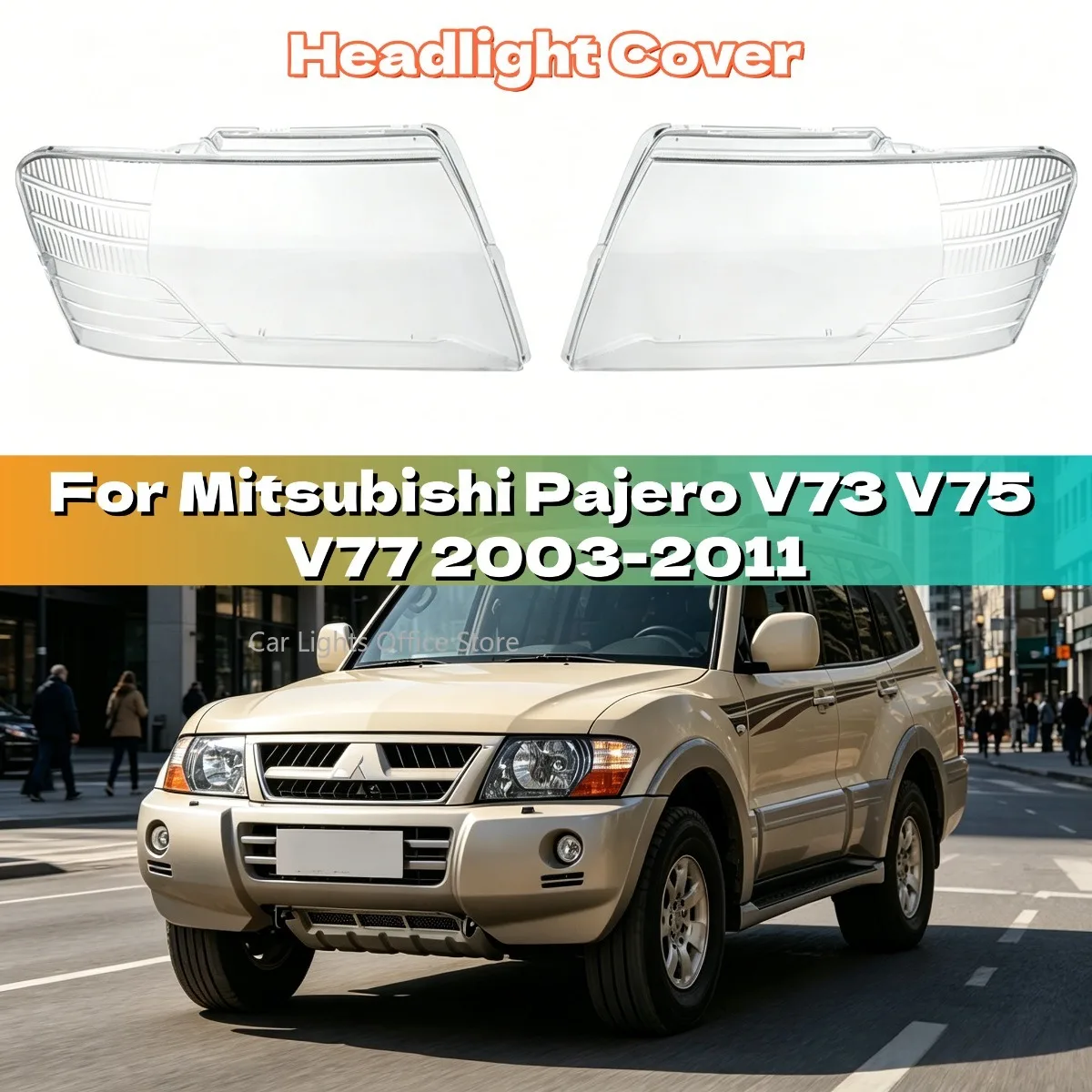 1PCS L/R For Mitsubishi Pajero V73 V75 V77 2003-2011 Headlight Cover Transparent Lampshade Lamp Shade Replace Lens Body Kits
1PCS L/R For Mitsubishi Pajero V73 V75 V77 2003-2011 Headlight Cover Transparent Lampshade Lamp Shade Replace Lens Body Kits