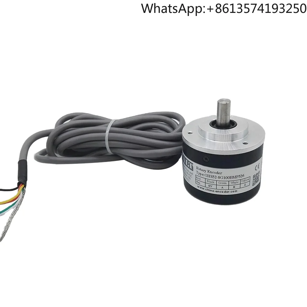 8-миллиметровый вал сигнала ABZ, двухтактный выход GHS52-08G100BMP5226 инкрементный поворотный энкодер для упаковочной машины
8-миллиметровый вал сигнала ABZ, двухтактный выход GHS52-08G100BMP5226 инкрементный поворотный энкодер для упаковочной машины