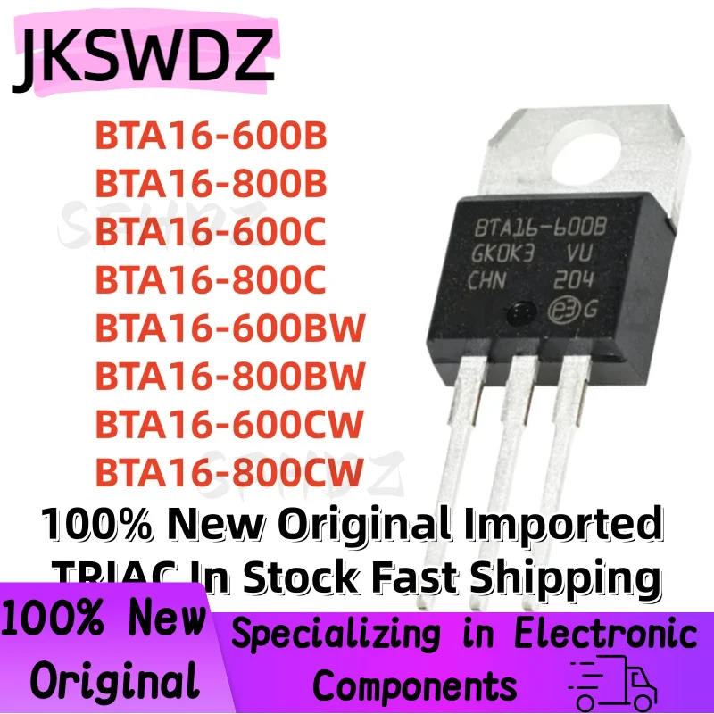 Original Imported 10PCS BTA16-600B BTA16-800B BTA16-600C BTA16-800C BTA16-600BW BTA16-800BW BTA16-600CW BTA16-800CW BTA16 TO-220
Original Imported 10PCS BTA16-600B BTA16-800B BTA16-600C BTA16-800C BTA16-600BW BTA16-800BW BTA16-600CW BTA16-800CW BTA16 TO-220