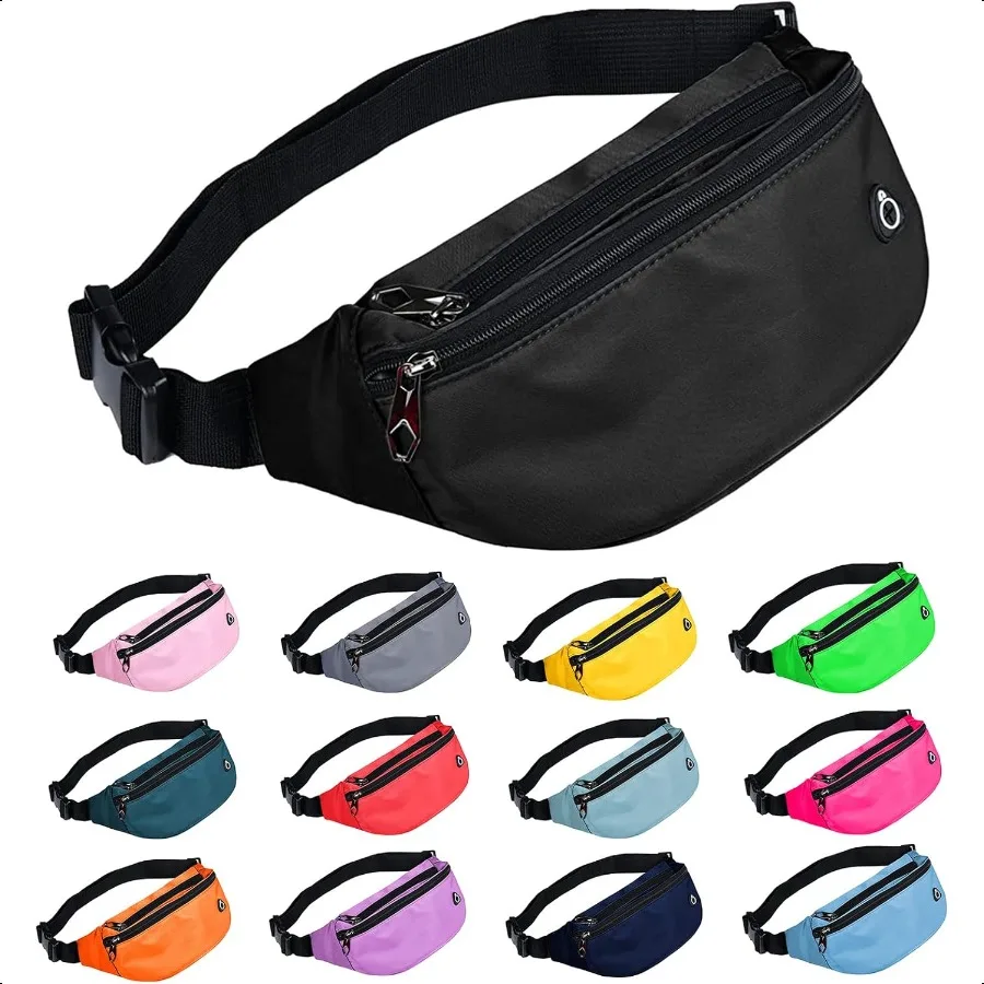 Fanny Pack for Men Women Waterproof Sports Waist Bag Pack Belt Bag for Travel Hiking Running
Fanny Pack for Men Women Waterproof Sports Waist Bag Pack Belt Bag for Travel Hiking Running
