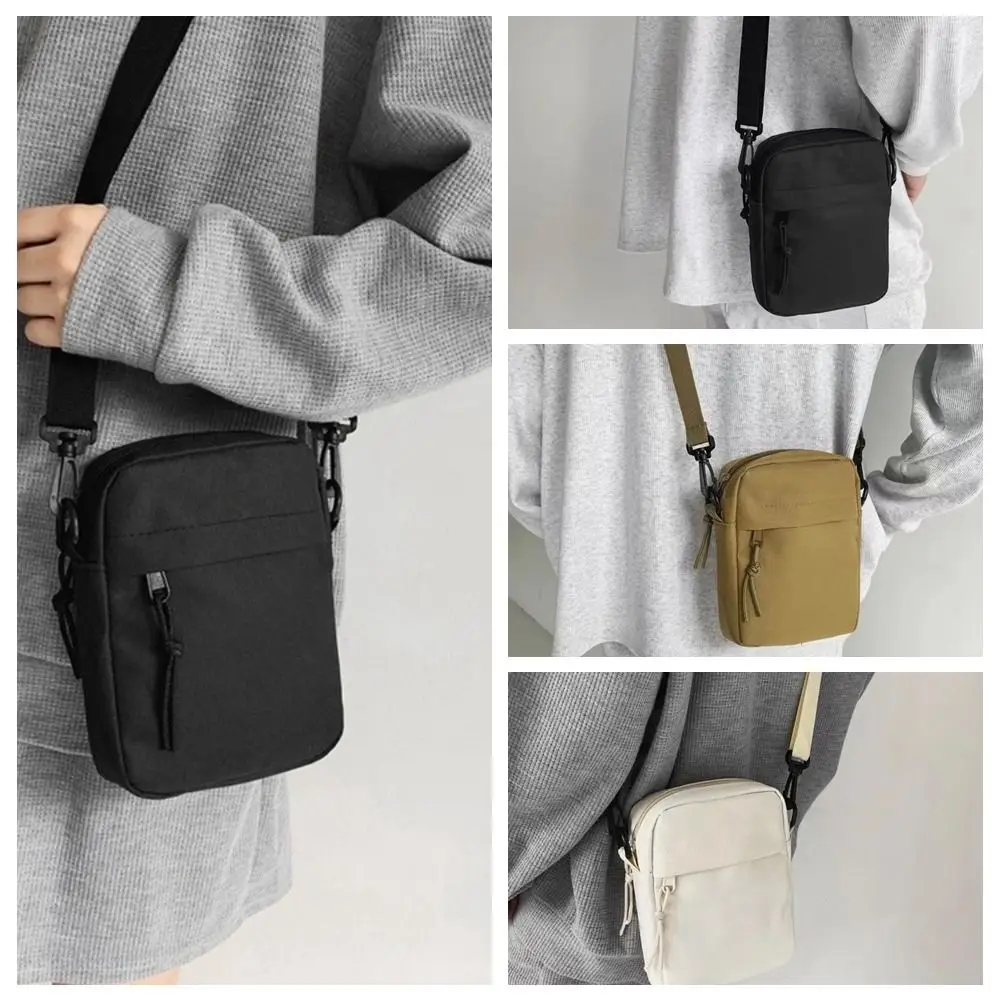 Fashion Oxford Men Shoulder Bag Korean Style Square Canvas Crossbody Bag Zipper Solid Color Simple Phone Bag Men
Fashion Oxford Men Shoulder Bag Korean Style Square Canvas Crossbody Bag Zipper Solid Color Simple Phone Bag Men