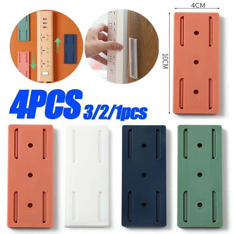 4/1PCS Self-Adhesive Power Socket Strip Fixator Wall Mounted Self Adhesive Punch Free Row Plug Holder for Kitchen Home Office
4/1PCS Self-Adhesive Power Socket Strip Fixator Wall Mounted Self Adhesive Punch Free Row Plug Holder for Kitchen Home Office