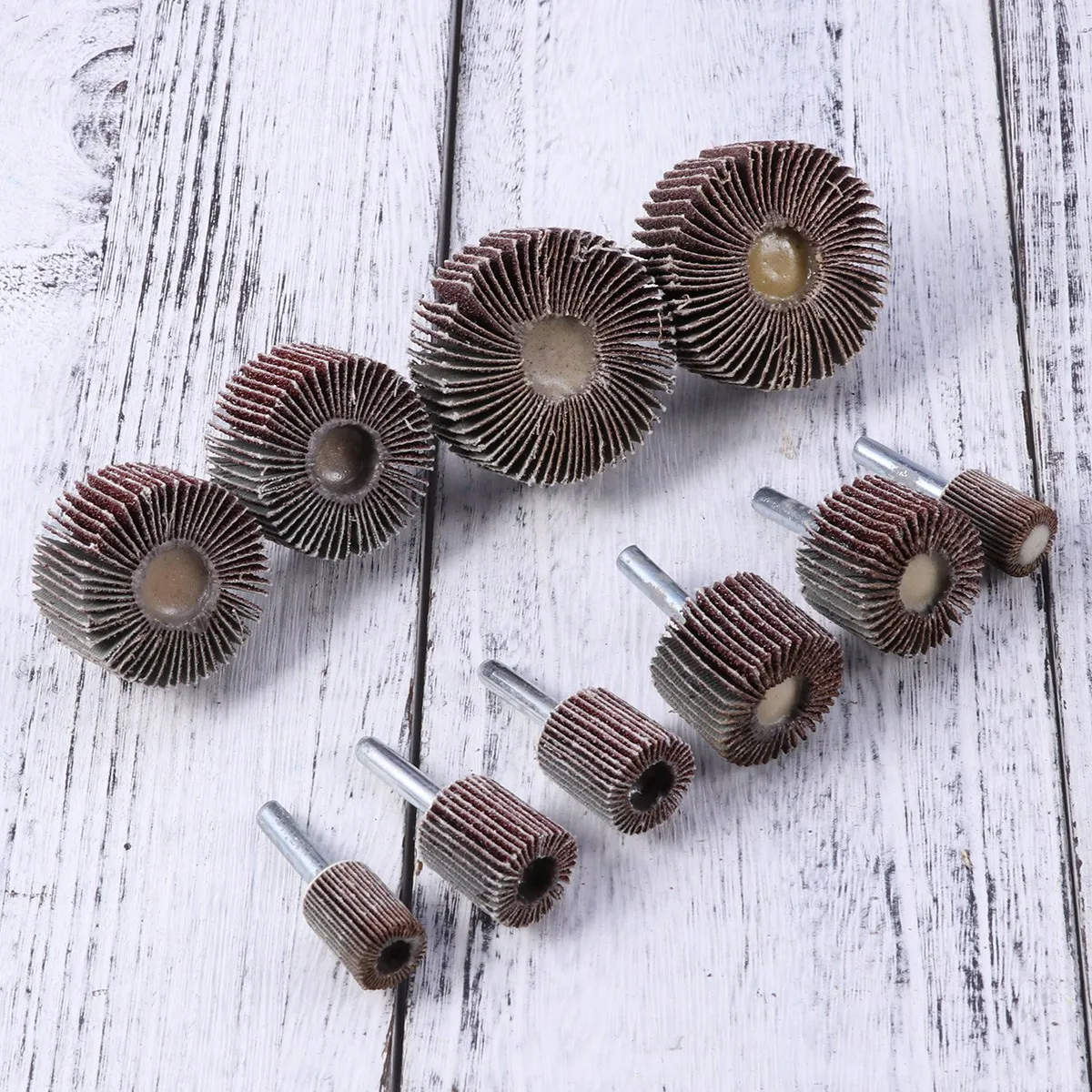 10pcs Flap Discs Heavy Duty Grinding Wheels S Disc Angled Flaps Durable Alumina Stock Removal Rust Finishing
10pcs Flap Discs Heavy Duty Grinding Wheels S Disc Angled Flaps Durable Alumina Stock Removal Rust Finishing