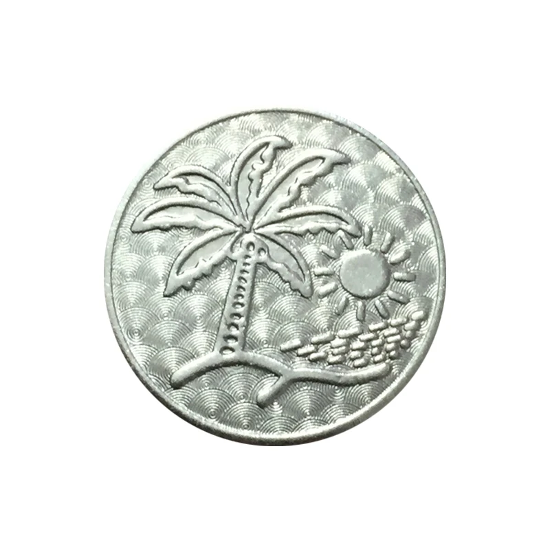 100pcs Arcade Game Coin Token Stainless Steel Coins Tokens Coconut Palm for Arcade Cabinet Vending Machines Car-Washing Tokens
100pcs Arcade Game Coin Token Stainless Steel Coins Tokens Coconut Palm for Arcade Cabinet Vending Machines Car-Washing Tokens
