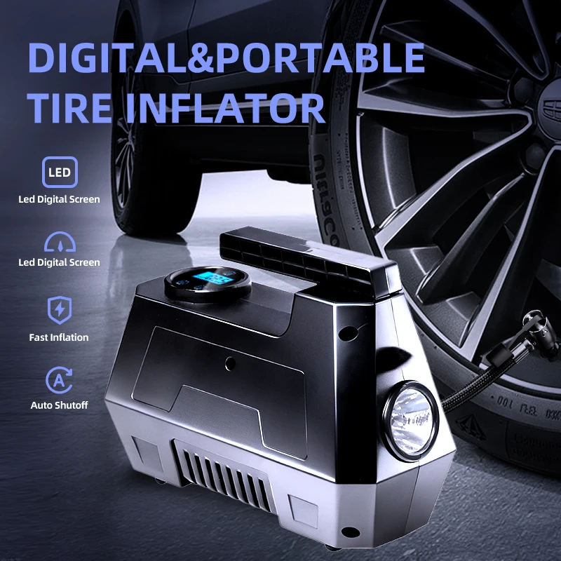 Car accessories Car Tire Electric Inflator 12V multifunctional convenient car tire electric small car inflator wired inflation
Car accessories Car Tire Electric Inflator 12V multifunctional convenient car tire electric small car inflator wired inflation