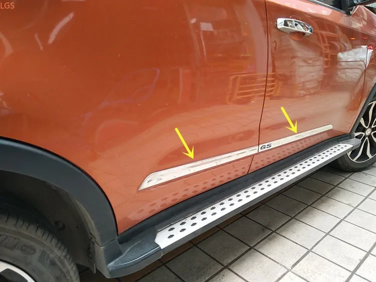 For MG GS 2015-2019 High-quality stainless steel Body Decoration strip Anti-Rub protection Decoration Car styling
For MG GS 2015-2019 High-quality stainless steel Body Decoration strip Anti-Rub protection Decoration Car styling