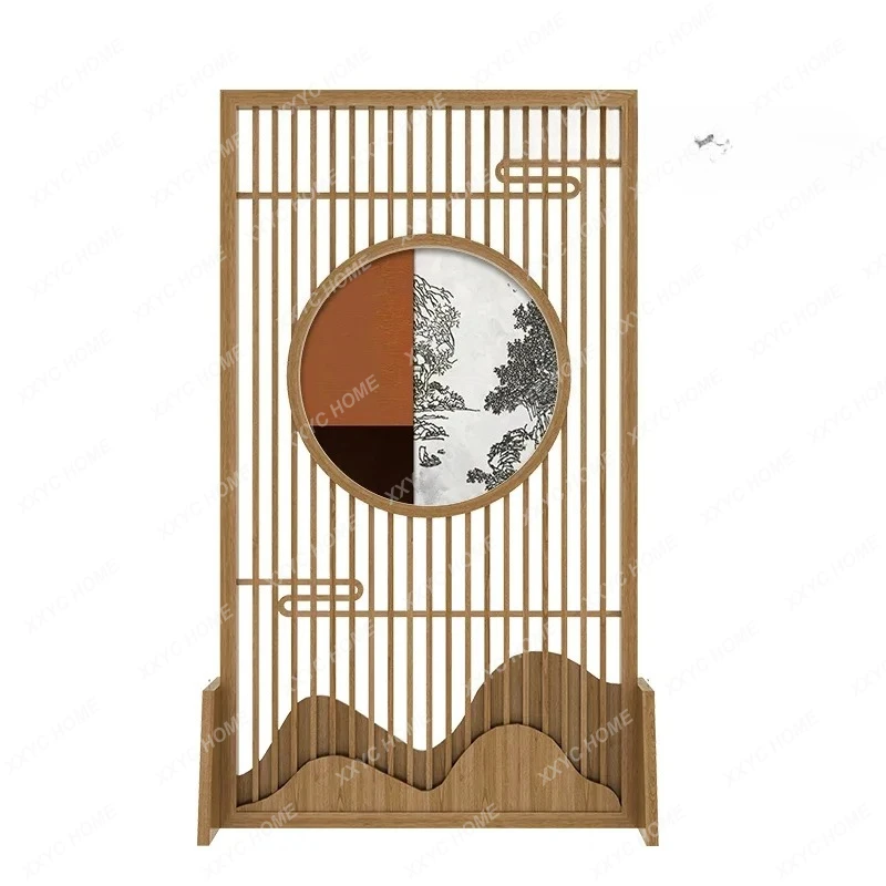 LNew Chinese-style screen partitions, living room porch blocks entry, solid wood logs, ash wood decoration
LNew Chinese-style screen partitions, living room porch blocks entry, solid wood logs, ash wood decoration