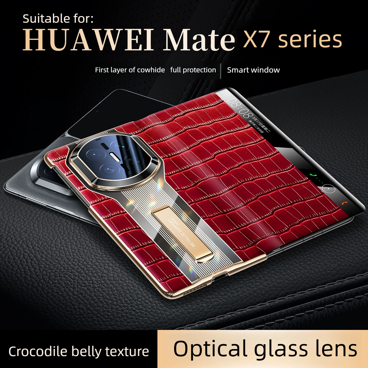 Luxury genuine leather for huawei mate x7 case crocodile pattern smart window magnetic flip with stand case for mate x6 x5 case
Luxury genuine leather for huawei mate x7 case crocodile pattern smart window magnetic flip with stand case for mate x6 x5 case