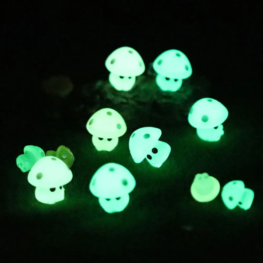 56 Pcs Glow Micro Landscape Mushroom Resin Mushrooms Ornaments Mini Figurines Garden Decor Micro Landscape Decoration DIY
56 Pcs Glow Micro Landscape Mushroom Resin Mushrooms Ornaments Mini Figurines Garden Decor Micro Landscape Decoration DIY