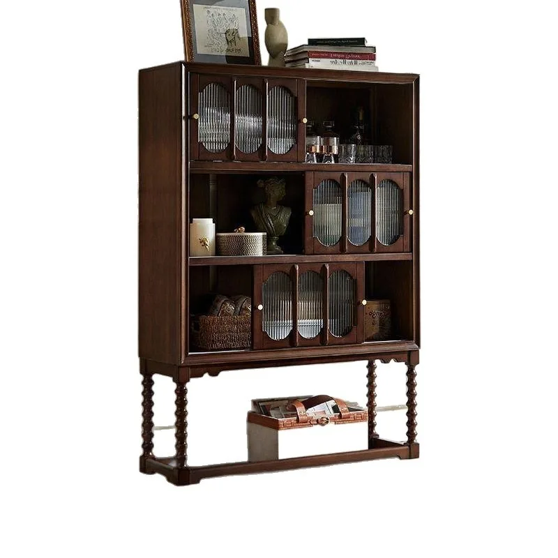 Meal side American solid wood storage French retro wall living room integrated tea locker restaurant wine cabinet kitchen
Meal side American solid wood storage French retro wall living room integrated tea locker restaurant wine cabinet kitchen