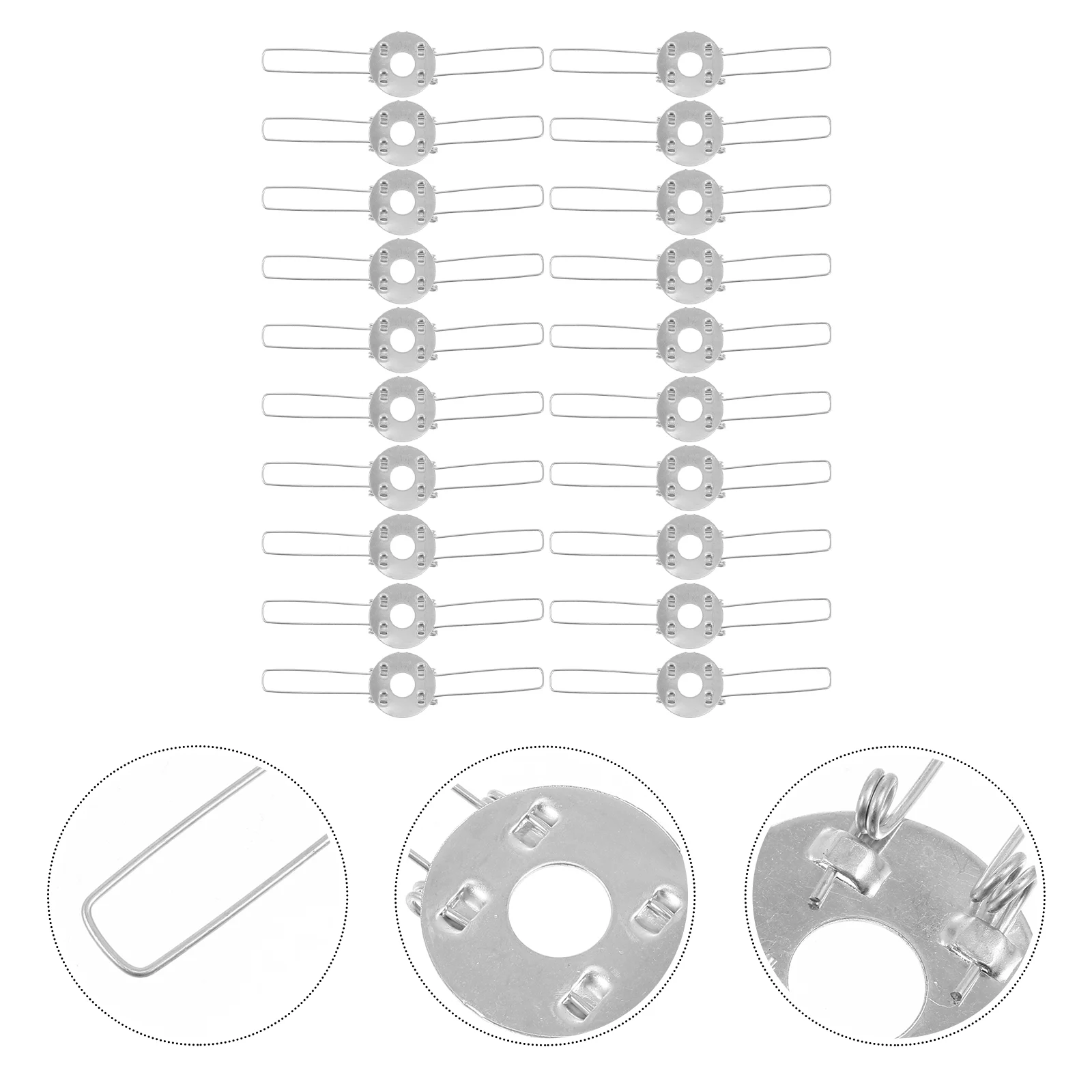 20pcs Lampshade Spring Clips Iron Lighting Accessories Chandelier Table Lamp Ceiling Light Fixture Buckles Easy
20pcs Lampshade Spring Clips Iron Lighting Accessories Chandelier Table Lamp Ceiling Light Fixture Buckles Easy