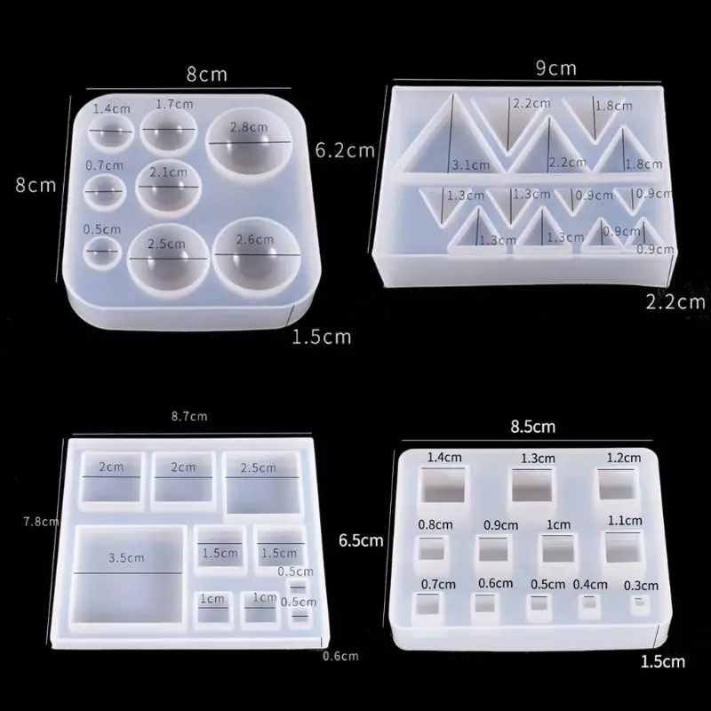 652F All Size Square Round for Triangle DIY Geometric Resin Silicone Mold Jewelry Too
652F All Size Square Round for Triangle DIY Geometric Resin Silicone Mold Jewelry Too