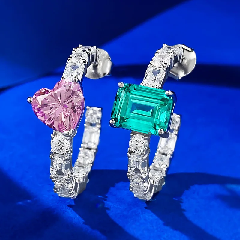 S925 Silver Wind Bright Crystal Contrast Ring Earrings Yellow Diamond Sea Blue Love Earrings Wholesale in Pair
S925 Silver Wind Bright Crystal Contrast Ring Earrings Yellow Diamond Sea Blue Love Earrings Wholesale in Pair