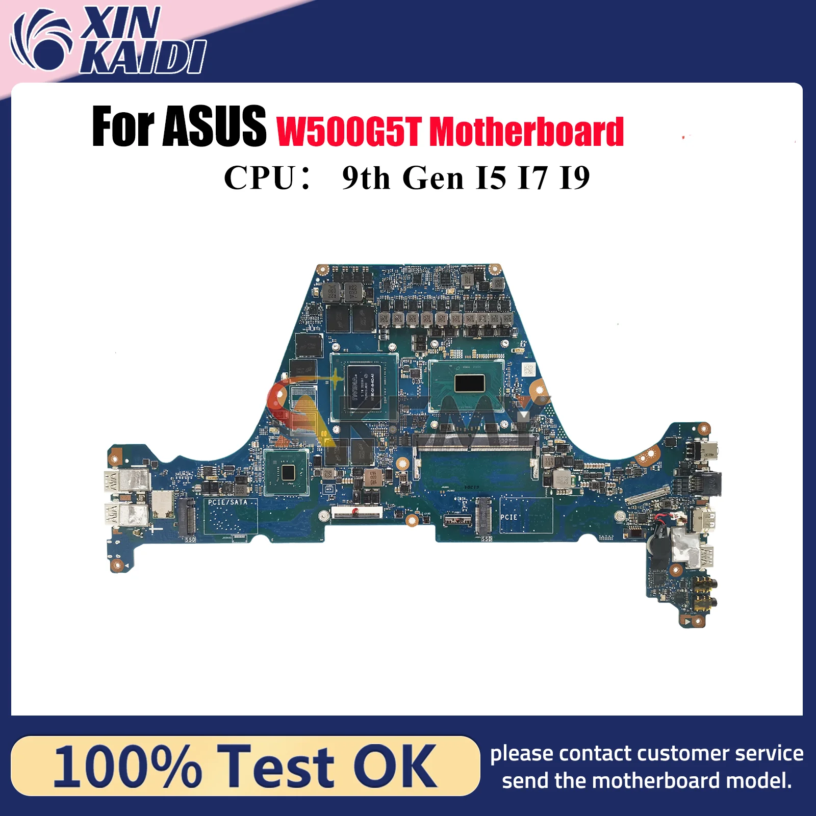 W500G5T Материнская плата для ноутбука ASUS ProArt W500G5T W500G Материнская плата для ноутбука с процессором I5 I7 I9 100% тестирование ОК быстрая доставка stk
W500G5T Материнская плата для ноутбука ASUS ProArt W500G5T W500G Материнская плата для ноутбука с процессором I5 I7 I9 100% тестирование ОК быстрая доставка stk
