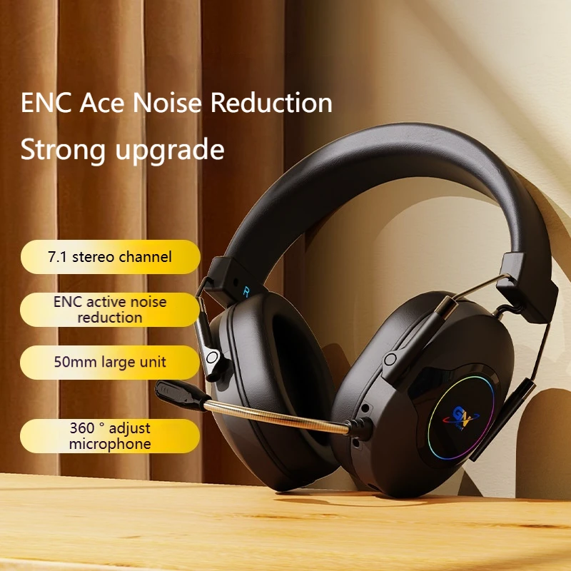 G08 Head Mounted Esports Gaming Wired Earphones Enc Noise Reduction Hd Microphone 7.1 Channel Led Light Effect Breathable Eartip
G08 Head Mounted Esports Gaming Wired Earphones Enc Noise Reduction Hd Microphone 7.1 Channel Led Light Effect Breathable Eartip