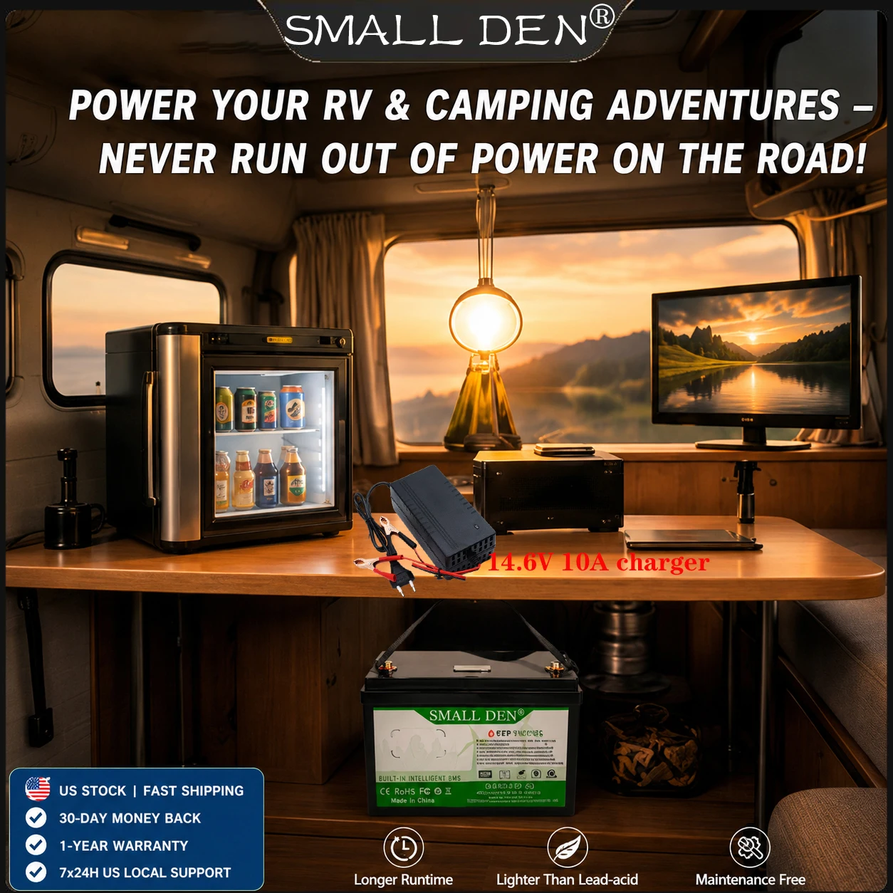 Home Appliances & Emerging Devices Zone — RV & Camping Power Batteries: 12V 120Ah LiFePO4 Battery Pack + 14.6V 10A Charger
Home Appliances & Emerging Devices Zone — RV & Camping Power Batteries: 12V 120Ah LiFePO4 Battery Pack + 14.6V 10A Charger