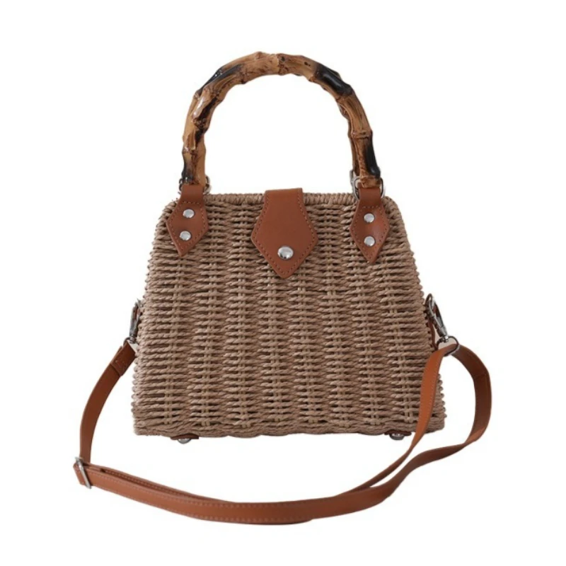 Women's Crochet Straw Shoulder Bag Vintage Boho Convertible Top Handle Handbag Adjustable Strap Daily Summer Beach
Women's Crochet Straw Shoulder Bag Vintage Boho Convertible Top Handle Handbag Adjustable Strap Daily Summer Beach