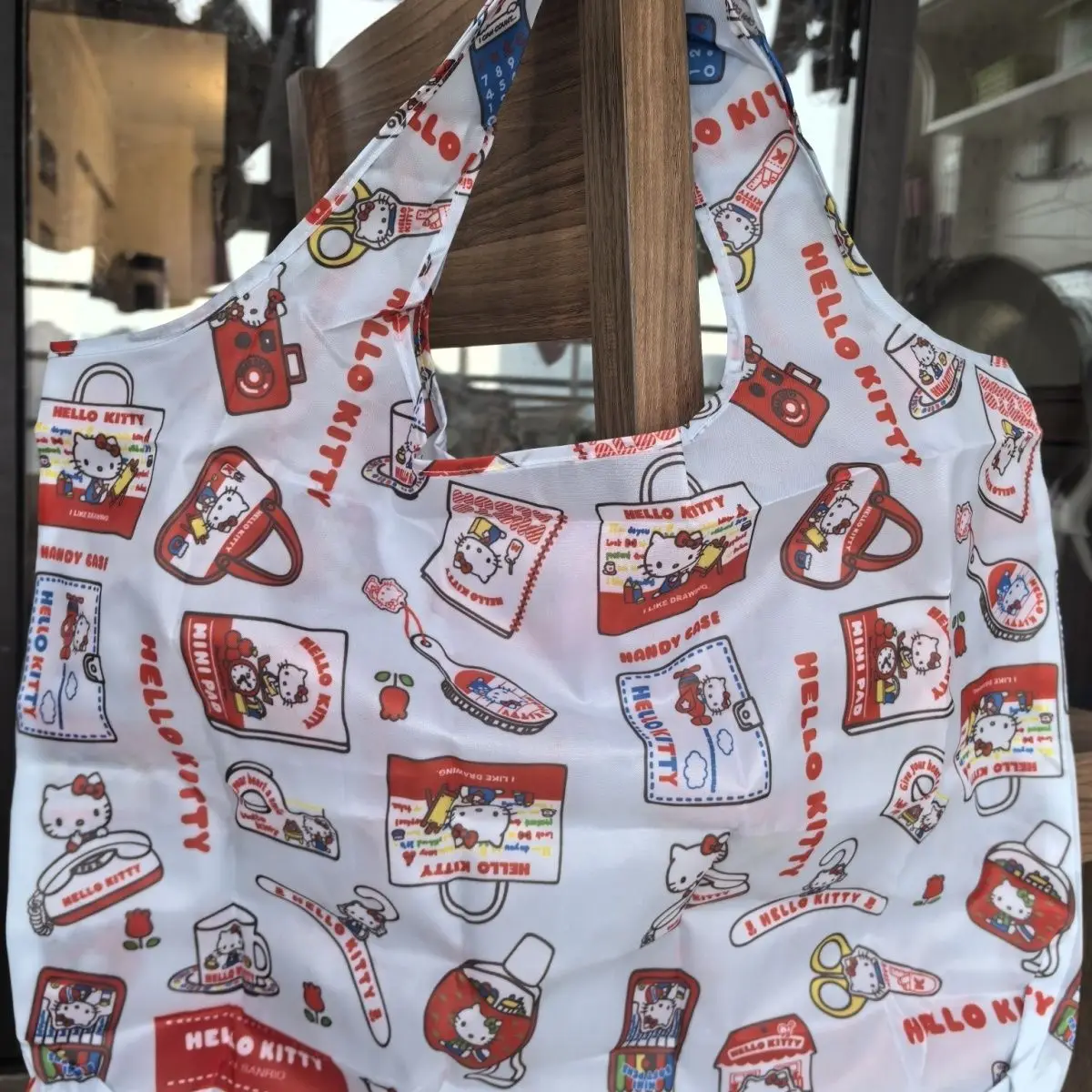 Hello Kitty Handbag Cute Cartoon Polyester Fold Environment Protection Shopping Bag Fashion Leisure High-capacity Shoulder Bag
Hello Kitty Handbag Cute Cartoon Polyester Fold Environment Protection Shopping Bag Fashion Leisure High-capacity Shoulder Bag