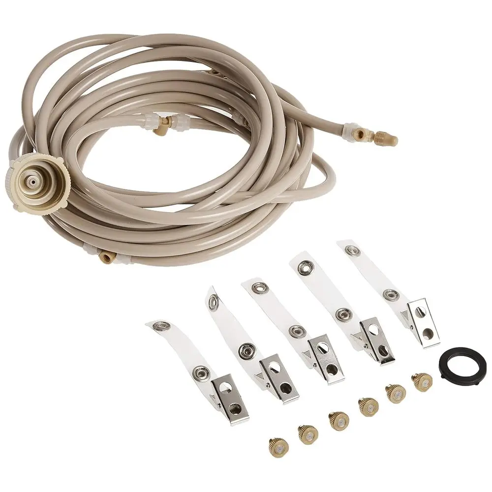 20-Piece 1/4-Inch Outdoor Patio Mist Cooling System Kit
20-Piece 1/4-Inch Outdoor Patio Mist Cooling System Kit