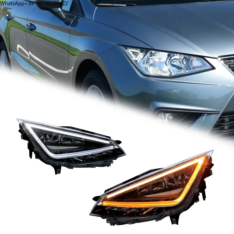 YU GUANG for Volkswagen Seat Ibiza 6f LED Headlight 2018 2021 Upgrade Seat Ibiza VW Car Accessories Head Light Lamp Projectors
YU GUANG for Volkswagen Seat Ibiza 6f LED Headlight 2018 2021 Upgrade Seat Ibiza VW Car Accessories Head Light Lamp Projectors