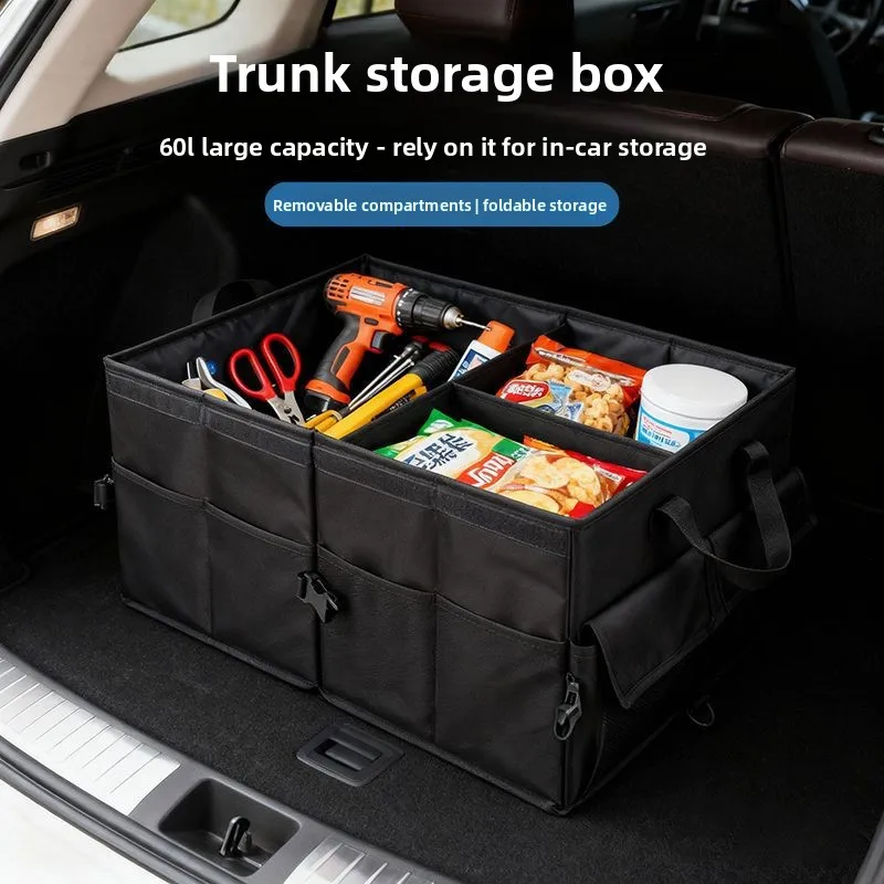 Thickened Foldable Car Trunk Storage Box, Multifunctional Portable Organizer, Outdoor Camping Gear Car Accessories
Thickened Foldable Car Trunk Storage Box, Multifunctional Portable Organizer, Outdoor Camping Gear Car Accessories