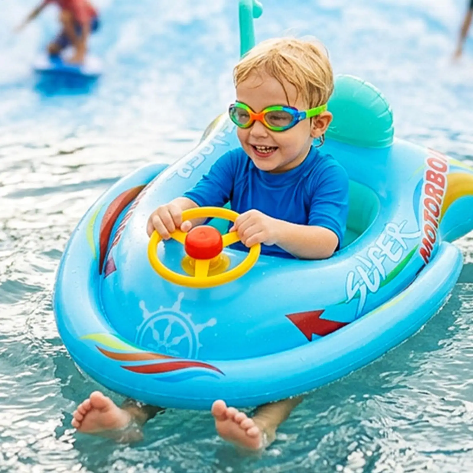 Kids Inflatable Boat Cute Swim Float Ring Inflatable Fun Ring for Beach Lake River Summer Outdoor Water Party Games
Kids Inflatable Boat Cute Swim Float Ring Inflatable Fun Ring for Beach Lake River Summer Outdoor Water Party Games