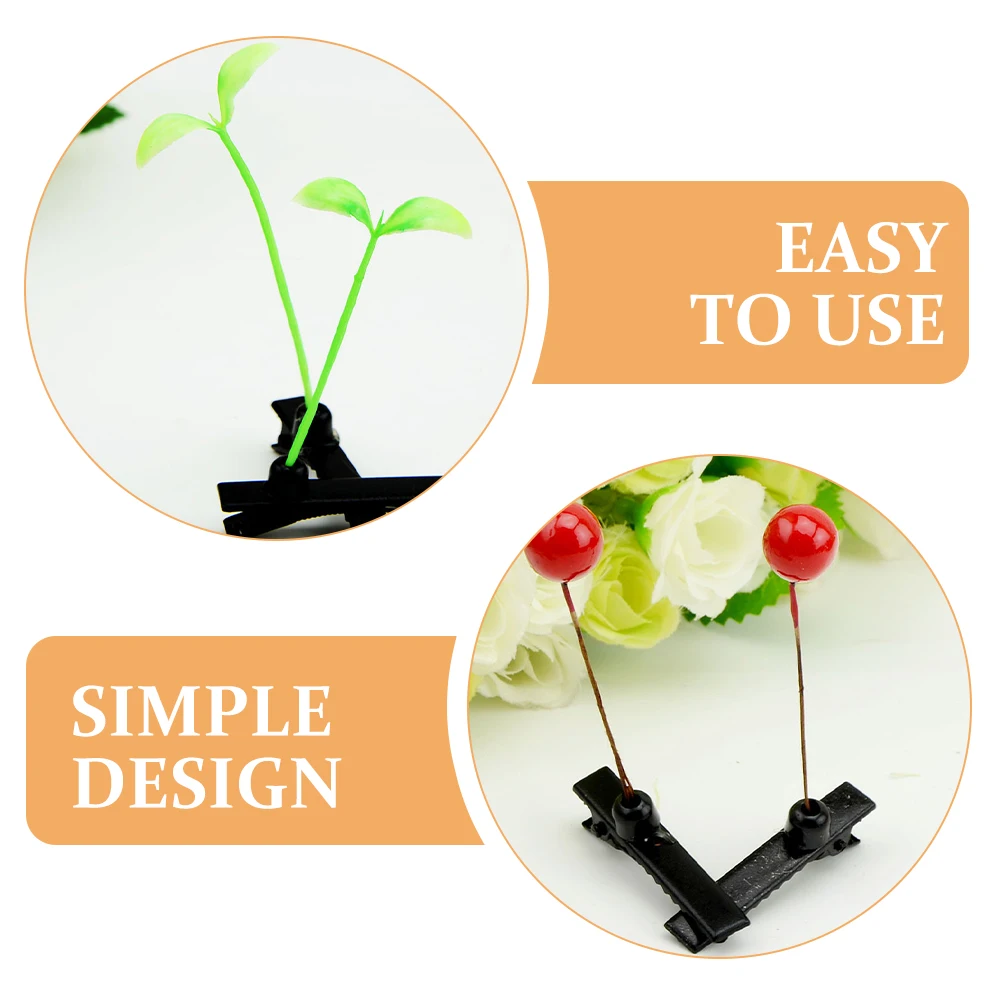 16pcs Simulation Plant Hair Clips Small Kawaii Sprout Accessories for Thin Hair Women Kids Ages 8 10 Cute Hairpins 
16pcs Simulation Plant Hair Clips Small Kawaii Sprout Accessories for Thin Hair Women Kids Ages 8 10 Cute Hairpins