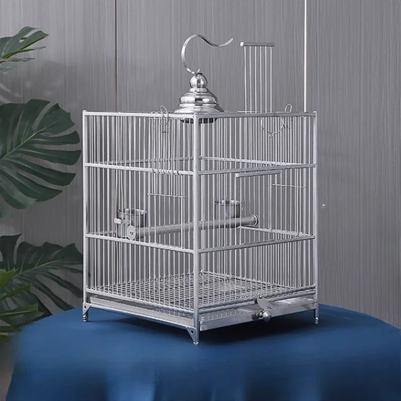 Birdcage large, black phoenix, parrot, birdcage square 
Birdcage large, black phoenix, parrot, birdcage square