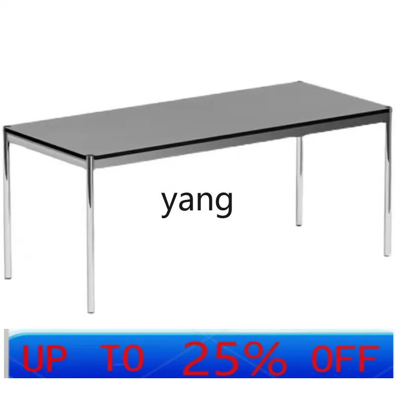 LM stainless steel rectangular desk long table conference negotiation table simple and modern
LM stainless steel rectangular desk long table conference negotiation table simple and modern