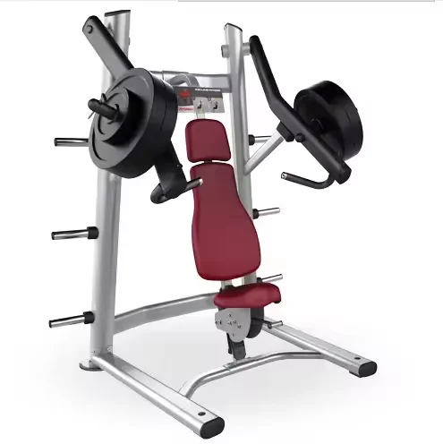 High Quality Commercial Gym Home Equipment Plate Loaded Incline Chest Press Machine
High Quality Commercial Gym Home Equipment Plate Loaded Incline Chest Press Machine