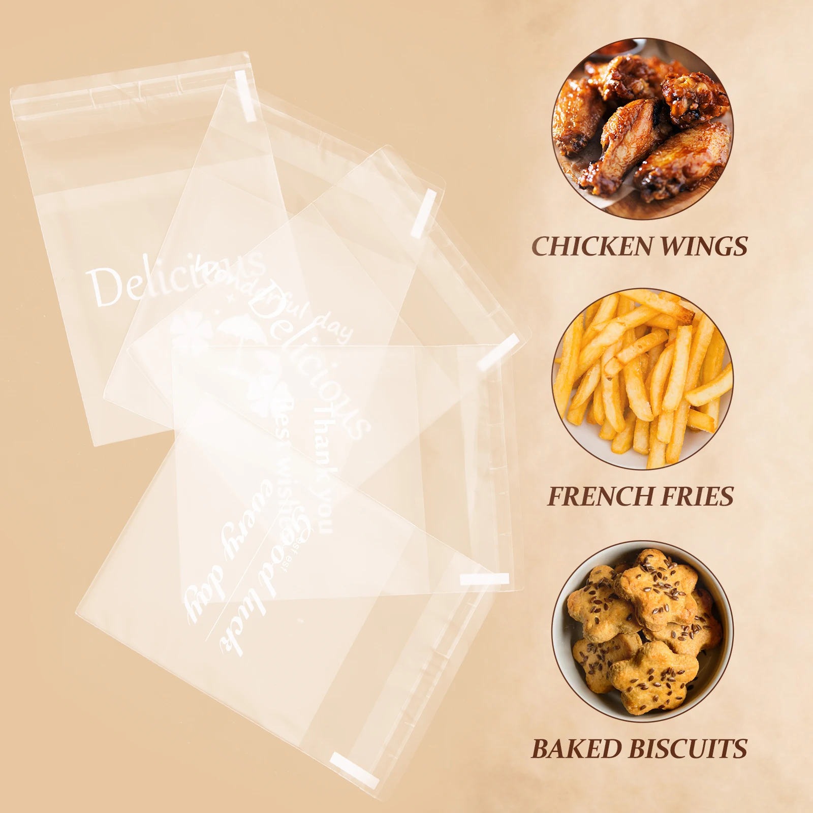 100pcs Self Sealing Biscuit Packaging Cookie Party Treats Glass Composite Snack Storage Reusable Food Safe C y Bags Cookie Bags
100pcs Self Sealing Biscuit Packaging Cookie Party Treats Glass Composite Snack Storage Reusable Food Safe C y Bags Cookie Bags