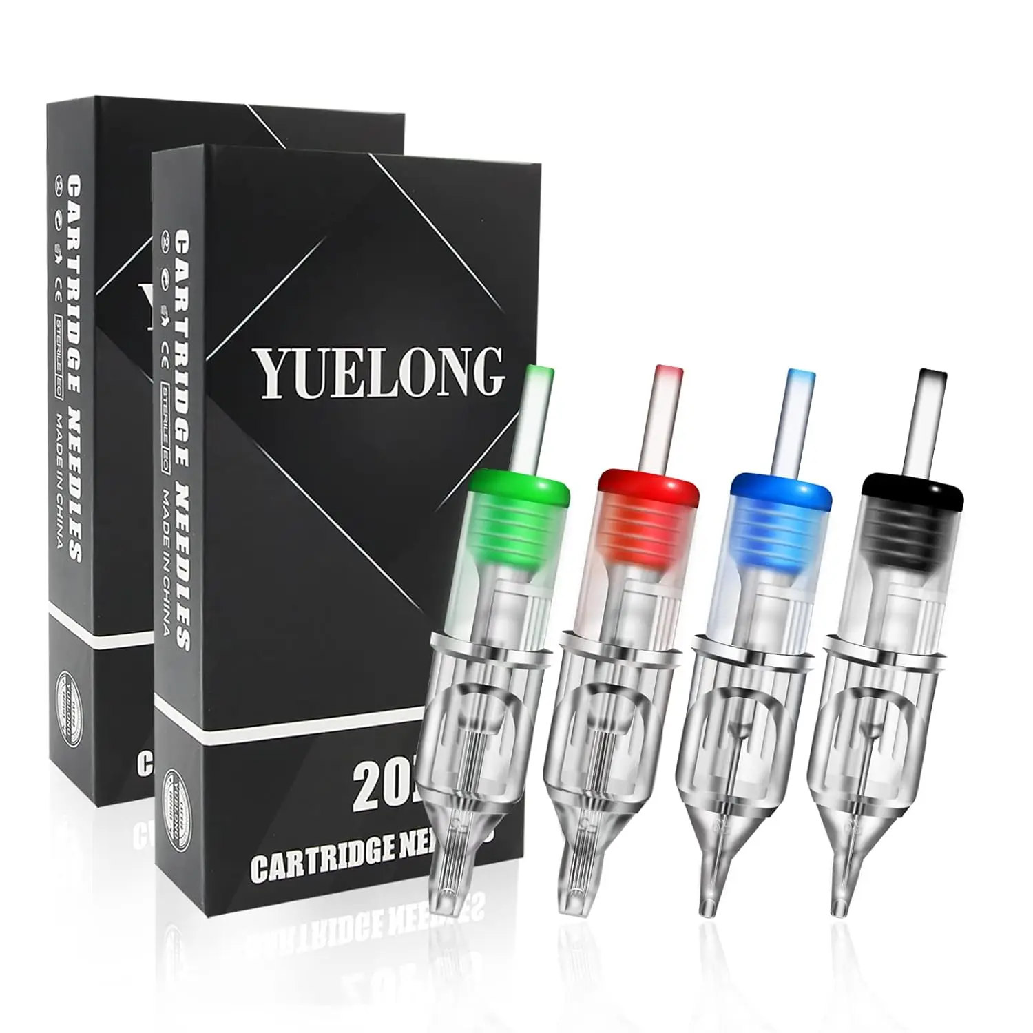 40Pcs Tattoo Cartridge Needles Mixed Round Liner Shader Magnum Assorted Kit with Membrane
40Pcs Tattoo Cartridge Needles Mixed Round Liner Shader Magnum Assorted Kit with Membrane