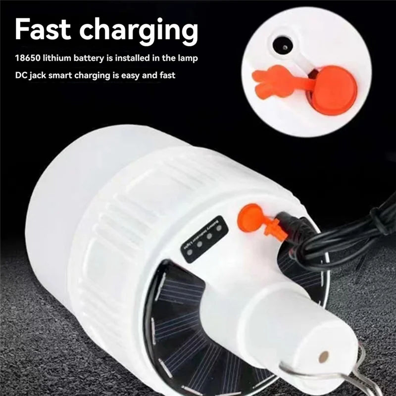LICE-Portable Lanterns Solar Lights Rechargeable Bulb Emergency Light With Remote Control Hooks Outdoor Camping Lighting 2Pc
LICE-Portable Lanterns Solar Lights Rechargeable Bulb Emergency Light With Remote Control Hooks Outdoor Camping Lighting 2Pc