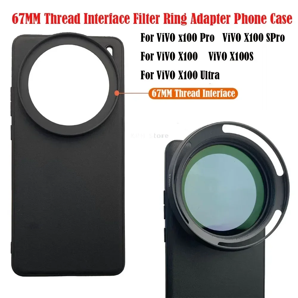 For Vivo X100 Ultra SPro Pro X100S 67MM Thread Interface Filter Ring Adapter Phone Case For Universal ZOMEI CPL VU Star Filter
For Vivo X100 Ultra SPro Pro X100S 67MM Thread Interface Filter Ring Adapter Phone Case For Universal ZOMEI CPL VU Star Filter